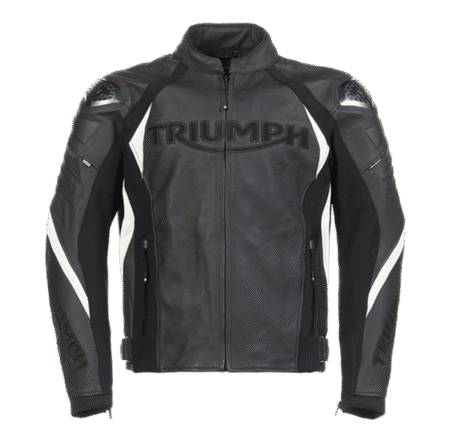 TRIUMPH TRIPLE PERF LEATHER JACKET